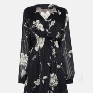 NEW Karen Millen Sketch Floral Dress Size 4